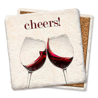 Thumbnail for Drink Coaster - Cheers! red wine