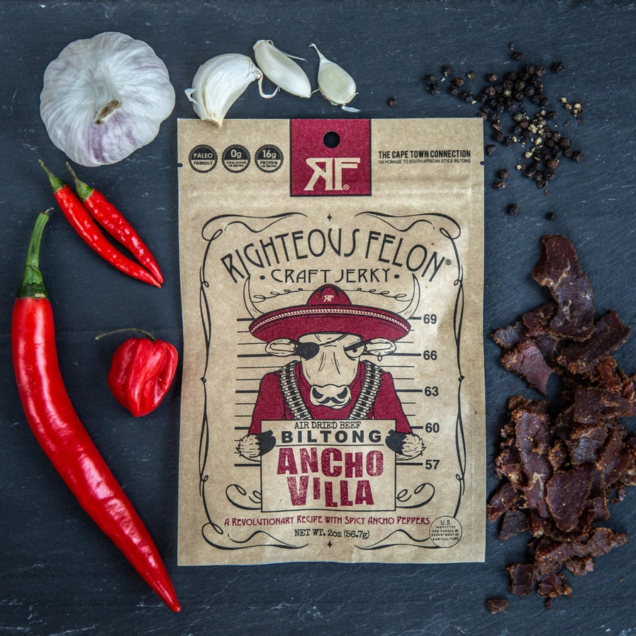 Ancho Villa Biltong (Air Dried Beef) 2 oz