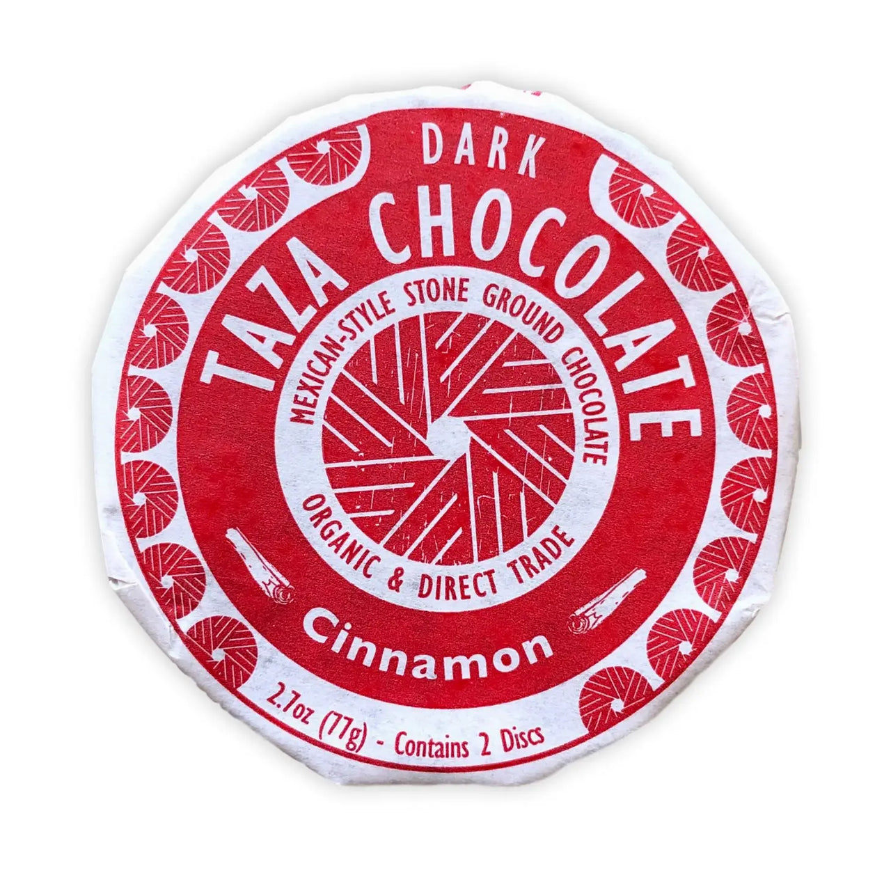 Cinnamon Dark Chocolate Disc 1.35 oz