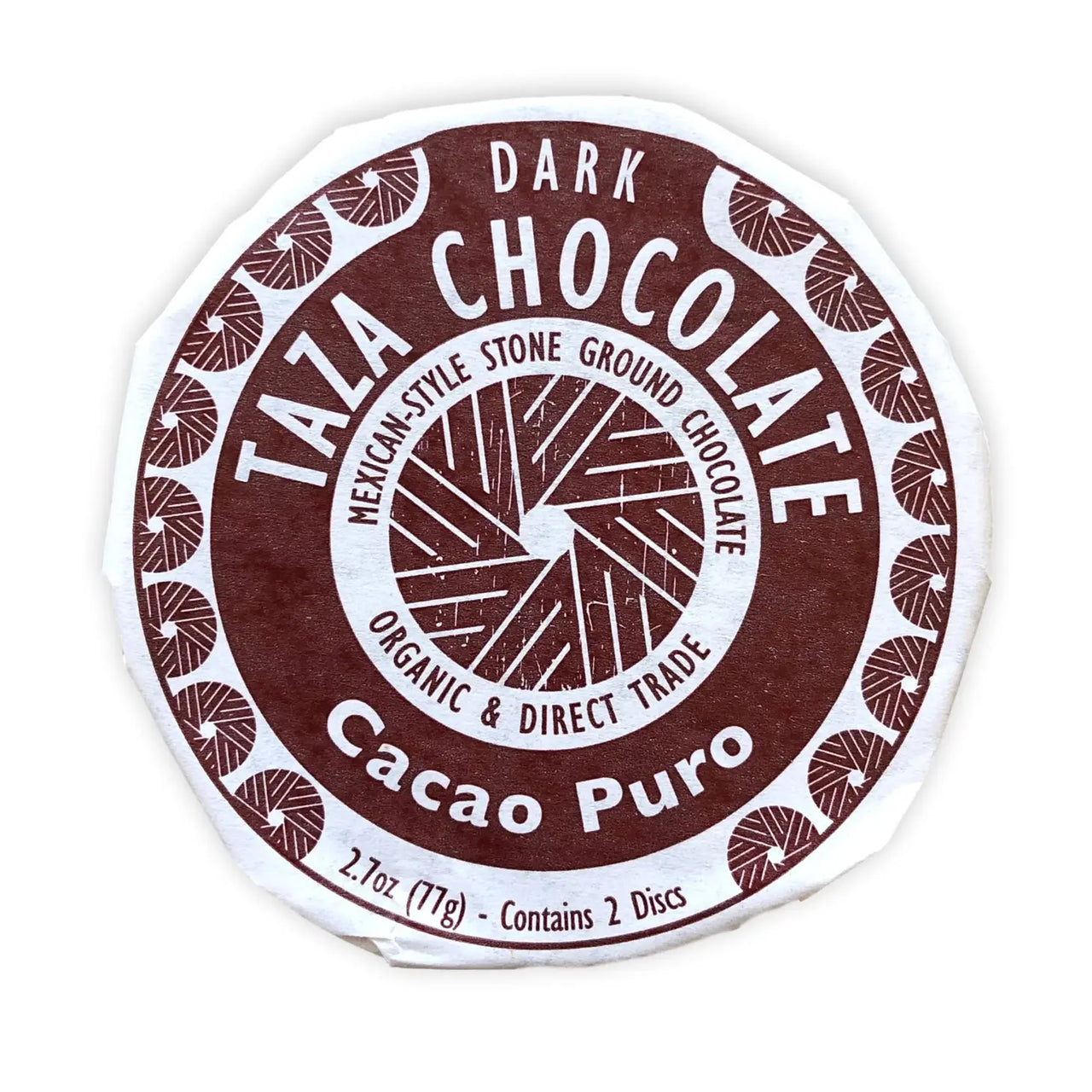 Cacao Puro 70% Dark Chocolate Disc 2.7 oz