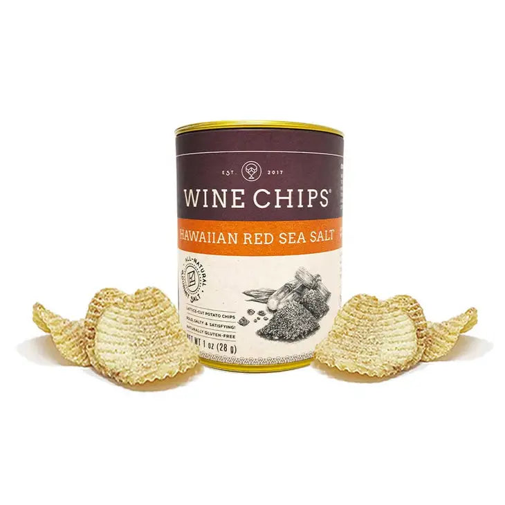 Hawaiian Red Sea Salt- Wine Chips