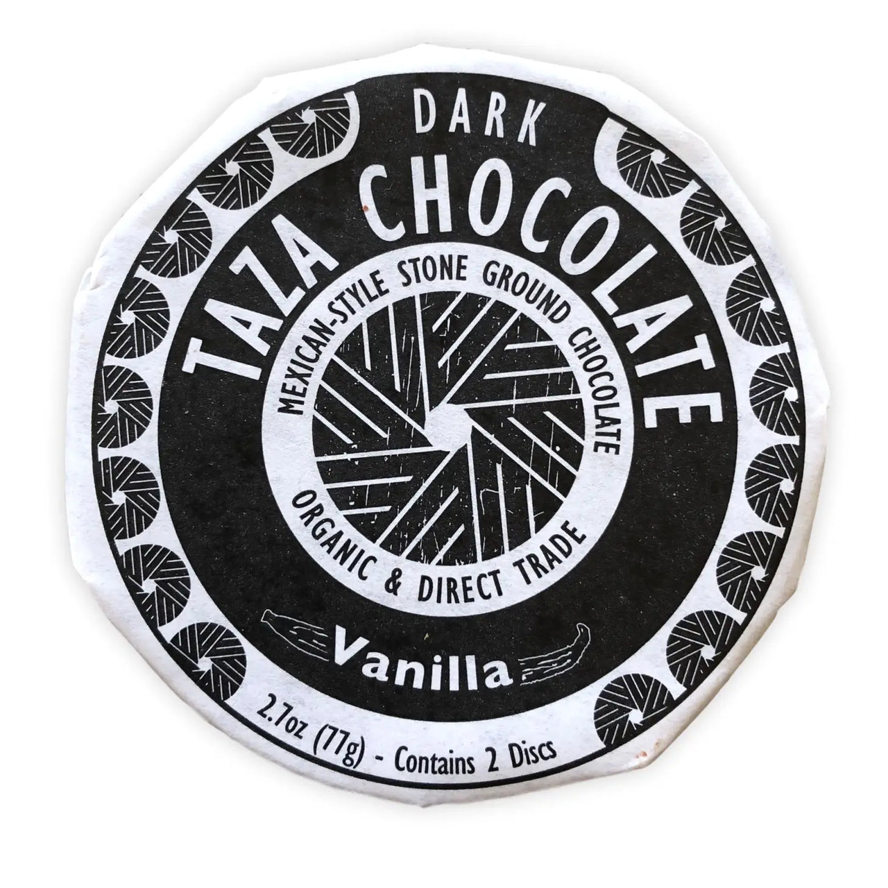 Vanilla Dark Chocolate Disc 2.7 oz
