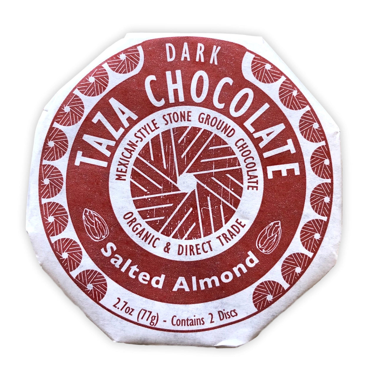 Salted Almond Chocolate Disc 2.7 oz