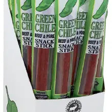 Green Chile Beef & Pork Snack Stick