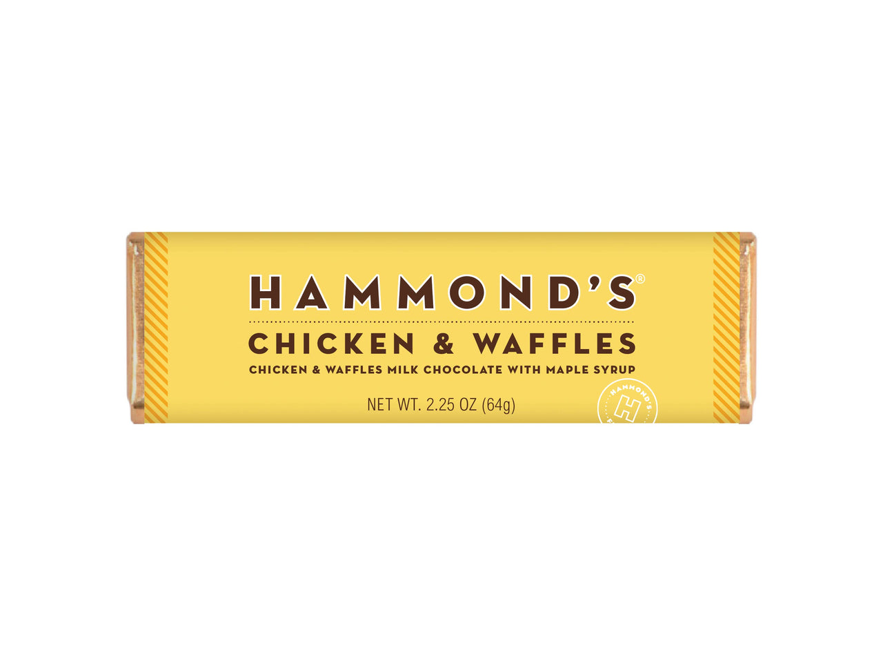 Hammond's Candies - Chocolate con leche de pollo y gofres 2.25 oz