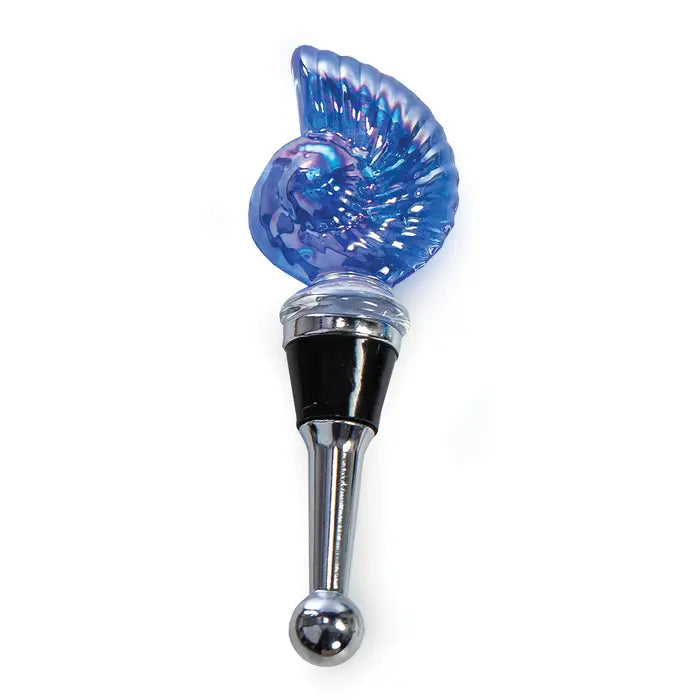 Blue Nautilus Bottle Stopper