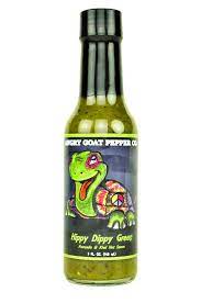 Angry Goat Pepper Company Hippy Dippy salsa picante verde