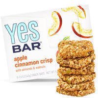 Thumbnail for YES BAR - World's Best Tasting Snack Bar® - Apple Cinnamon Crisp - Snack Bar gourmet a base de plantas
