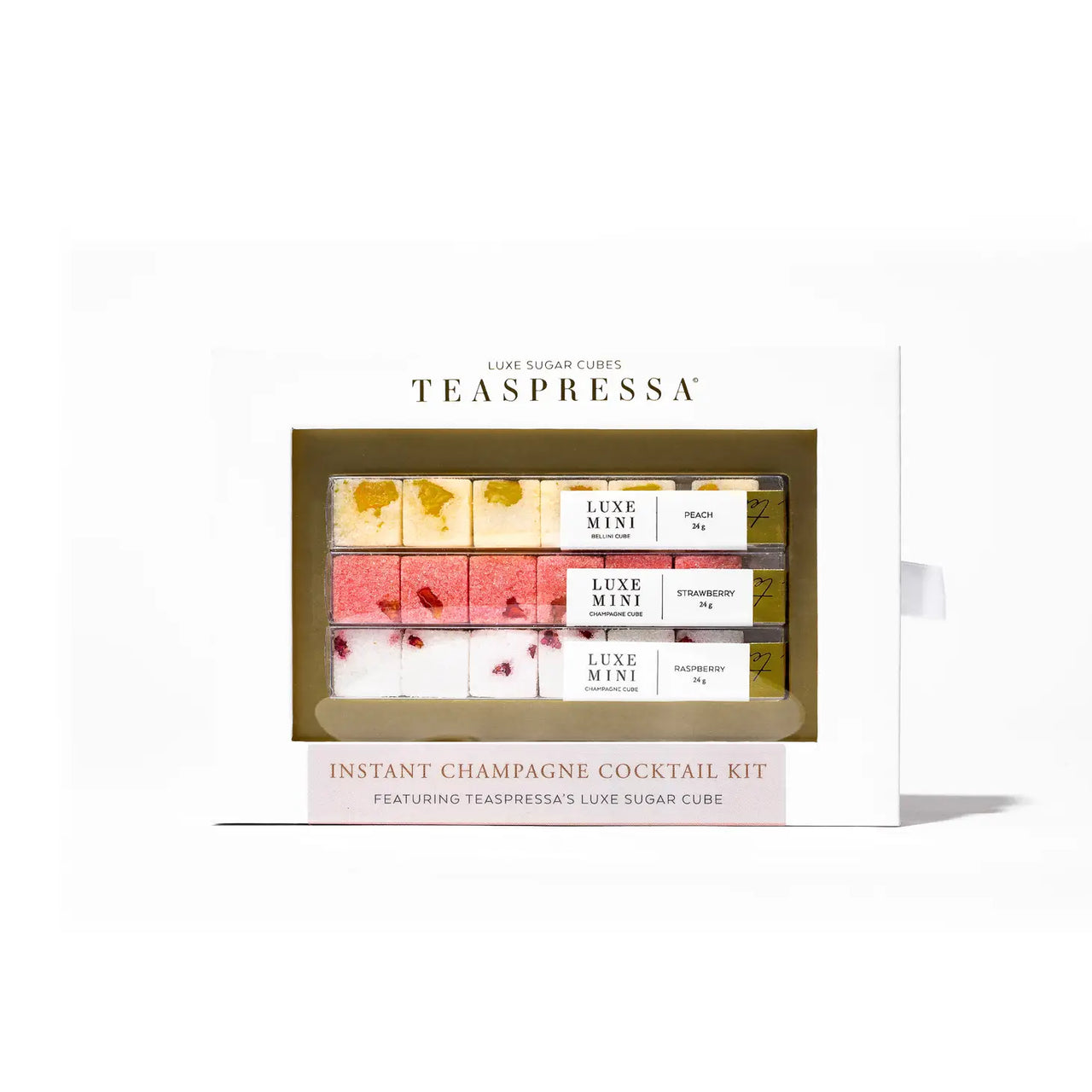 Luxe Sugar Cubes TEASPRESSA - Instant Champagne Cocktail Kit