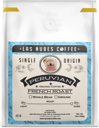 Thumbnail for Las Nubes Coffee, Peruvian, French Roast, Whole Bean, 12 oz